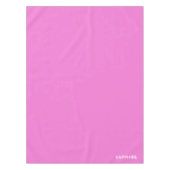 Roze kleurnaam saffier tafelkleed (Voorkant)