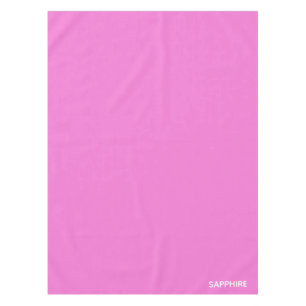 Roze kleurnaam saffier tafelkleed