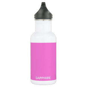 Roze kleurnaam saffier waterfles 