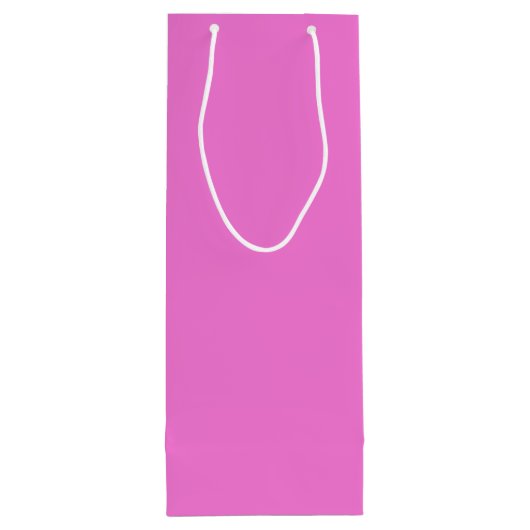 Roze kleurnaam saffier wijn cadeautas (Achterkant)