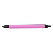 Roze kleurnaam saffier zwarte inkt pen (Voorkant)