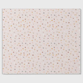 Roze kleurrijk poodot Gift Wrapping Paper Cadeaupapier (Vlak)