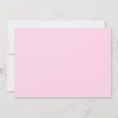 Roze Kleurrijke Ballonnen Meisje Verjaardag Foto Bedankkaart (Achterkant)