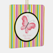 Roze kleurrijke Big Sister Butterfly Ornament (Rechts)