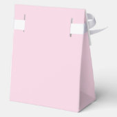 Roze Kleurrijke Raindrop Sweetheart Baby shower Bedankdoosjes (Achterkant)