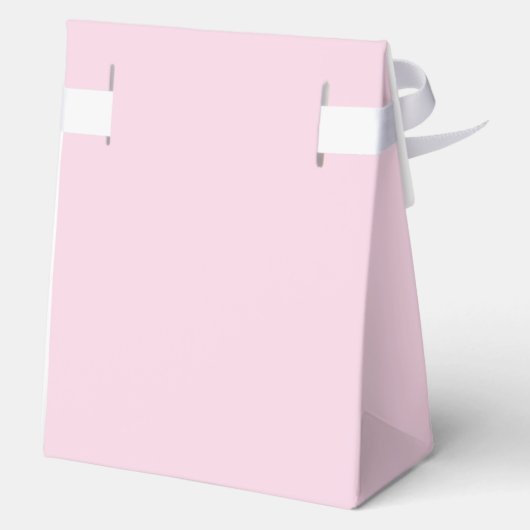 Roze Kleurrijke Raindrop Sweetheart Baby shower Bedankdoosjes (Achterkant)