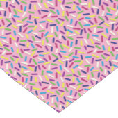 Roze kleurrijke Snoepjes Korte Tafelloper (Hoek)