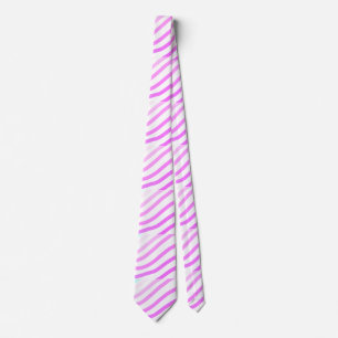 Roze kleurrijke strepen pastel liefde is liefde tr stropdas
