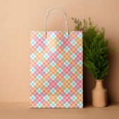 Roze kleurrijke Tartaar zomer Medium Cadeauzakje