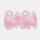 Roze kleurstof bedankdoosjes (Uitgevouwen)