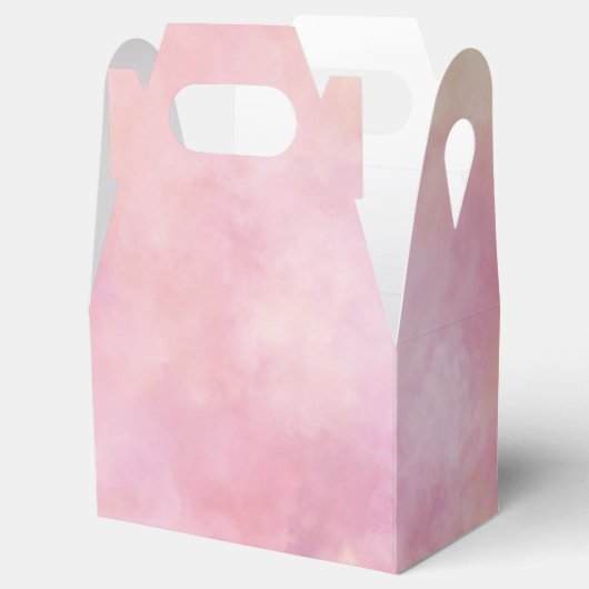 Roze kleurstof bedankdoosjes (Geopend)