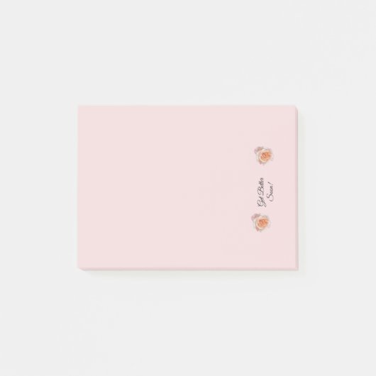 Roze kleverige notities worden snel beter post-it® notes (Voorkant)