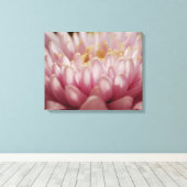 Roze kleverschilderkunst canvas afdruk (Insitu (Houten vloer))