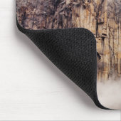 Roze klif stijgend boven wolken muismat (Hoek)