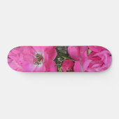 Roze klimmende Roos skateboard (Horizontaal)