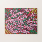 Roze kloon Ginger Alpinia Tropical Flowers Floral Legpuzzel (Horizontaal)