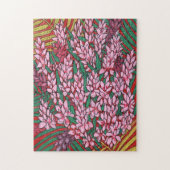 Roze kloon Ginger Alpinia Tropical Flowers Floral Legpuzzel (Verticaal)