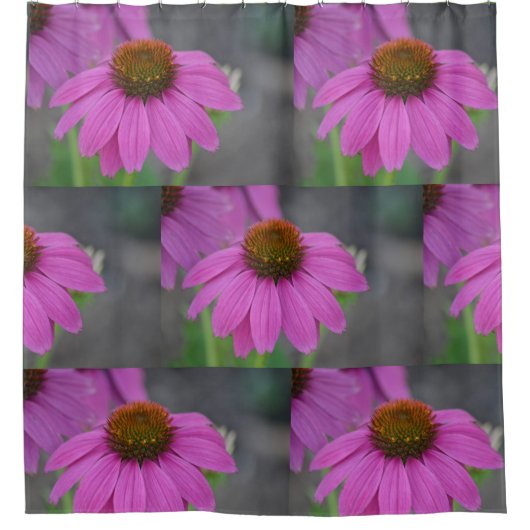 roze kloonventilator douchegordijn (Voorkant)