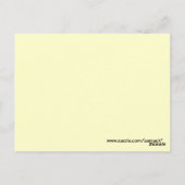 Roze kloonventilator - Ik ben van Beloved en van m Briefkaart (Achterkant)