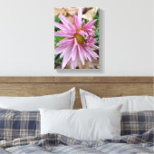 Roze knipoot! canvas afdruk (Insitu (Slaapkamer))