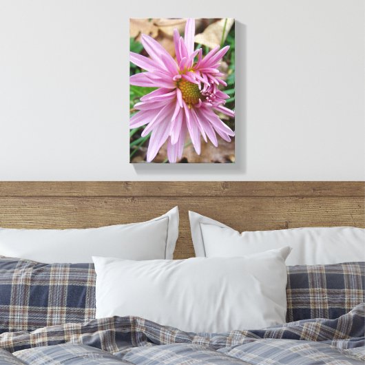Roze knipoot! canvas afdruk (Insitu (Slaapkamer))