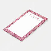 Roze knipsel om te doen post-it® notes (Schuin)