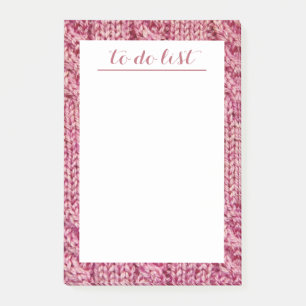 Roze knipsel om te doen post-it® notes
