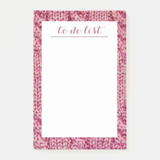 Roze knipsel om te doen post-it® notes (Voorkant)