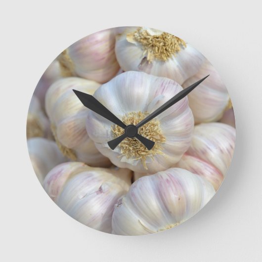 roze knoflook ronde klok (Voorkant)