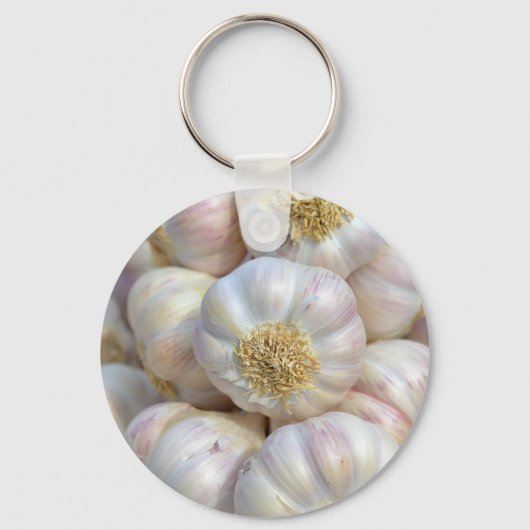 roze knoflook sleutelhanger (Voorkant)