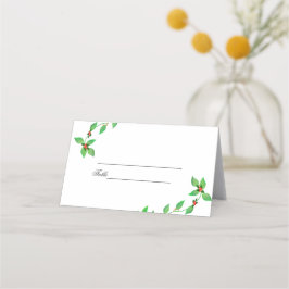 Roze knoppen op groen Ivy Weddenschap Plaatskaartje