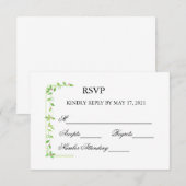 Roze knoppen op het antwoord op groene Ivy Weddens (Voorkant / Achterkant)