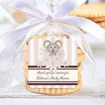 Roze Koala Kids Feest Favoriet / Meisje Baby Showe