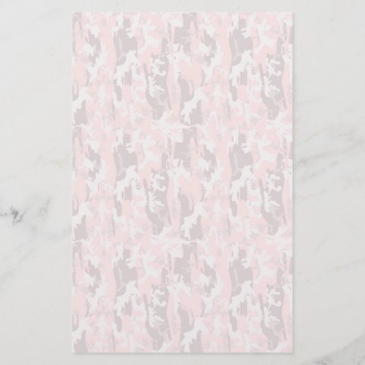 Roze Koala Mongram Letter K Lined Briefpapier (Achterkant)