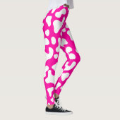 Roze koe afdrukken leggings (Rechts)