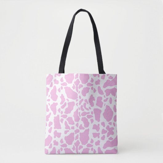 Roze Koe afdrukken Tote Bag (Voorkant)