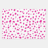 roze koe afdrukpastel inpakpapier vel (Voorkant 2)