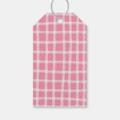 Roze Koe Baby shower Cadeaulabel (Achterkant)