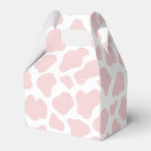 Roze Koe Patroon Bedankdoosjes (Achterkant)
