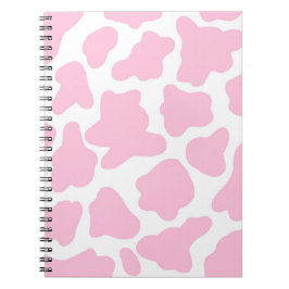 roze koe print notitieboek