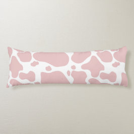 Roze Koe print patroon voor Koe liefhebbers Lichaamskussen