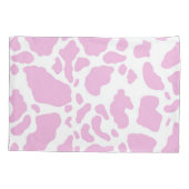 Roze Koe spots Dierlijk afdrukpatroon Kussensloop (Achterkant)