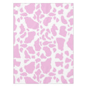 Roze Koe spots Dierlijk afdrukpatroon Tafelkleed (Voorkant)