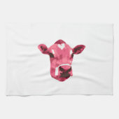 Roze koe theedoek (Horizontaal)
