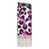 Roze Koe voor bewustmaking omtrent borstkanker Afd Thermosbeker (Geroteerd rechts)