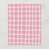 Roze Koe Wensen voor Baby Kaart (Achterkant)