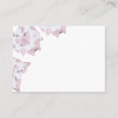 Roze Koeienhuid Baby shower Boek aanvraag Kaart (Achterkant)