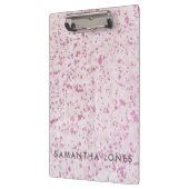 Roze Koeienhuid Patroon Klembord (Links)