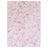 Roze Koeienhuid Patroon Klembord (Achterkant)