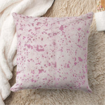 Roze Koeienhuid Print Bright Scatter Throw Cushion